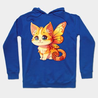Cute Butterfly Cat T-shirt Hoodie